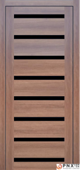 Міжкімнатні двері,  Portalino PL-03 PVC (38 мм), Кастанья золотиста (плівка пвх), BLK