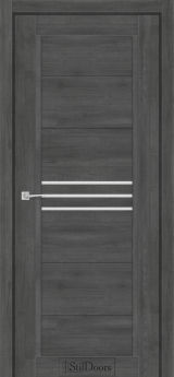 Міжкімнатні Двері StilDoors Ravello (40мм.) Дуб Смокі Сатин білий