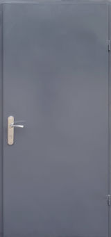 Вхідні двері Qdoors, Технічні, Техно 1, антрацит 7024,  870 мм., 960 мм. - Изображение 1