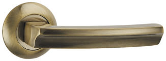 Ручка раздельная ALFA TL ABG-6 зеленая бронза PUNTO (на раздельном основании)