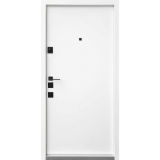 Вхідні двері Qdoors, колекція Авангард, Тіффані, гріфель софт/біла емаль - Изображение 1