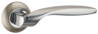 Ручка раздельная BOSTON TL SN/CP-3 матовый никель/хром PUNTO (на раздельном основании)
