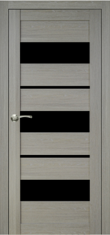 Міжкімнатні двері,  Portalino PL-05 Ecotop (38 мм), Хамелеон (екошпон), BLK