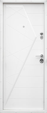 Вхідні двері Форт Нокс, колекція "Стандарт" Айсберг, графіт/білий матовий - Изображение 1