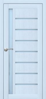 Міжкімнатні двері,  Portalino PL-01 PVC (38мм), Мессіна білена (плівка пвх), Сатин