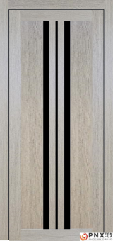 Міжкімнатні двері,  Portalino PL-07 Ecotop (38 мм), Горна модрина (екошпон), BLK