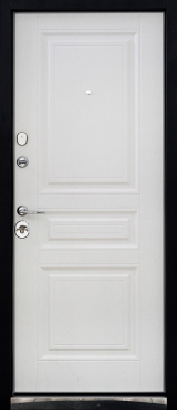 Вхідні двері, , П-ЗК-198, Сіра текстура, Біла текстура - Изображение 1