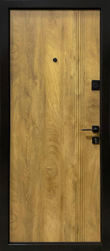 Вхідні двері, , ПО-262, Спил дерева Коньячний медовий - Изображение 1